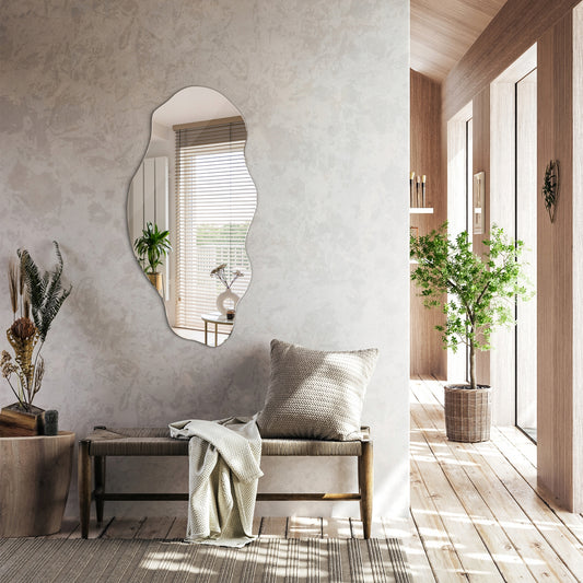 Modernus Kabantis Sieninis Veidrodis Loft Stiliaus Svetainei, Miegamajam, Tualetiniam Stalui