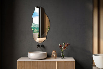 Modernus Kabantis Sieninis Veidrodis Loft Stiliaus Svetainei, Miegamajam, Tualetiniam Stalui