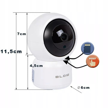 Besisukanti WiFi IP Kamera 3MP Audio Ultra HD Kūdikio monitorius Tuya Smart