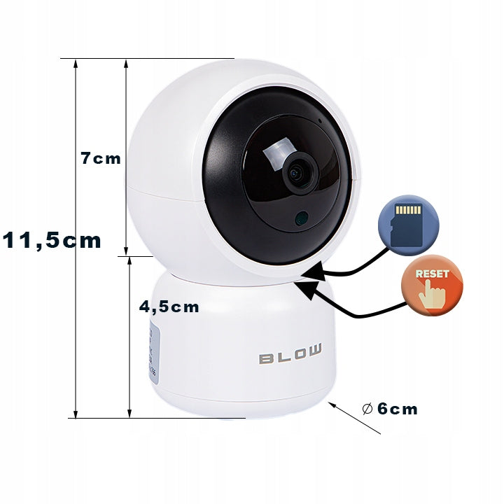 Besisukanti WiFi IP Kamera 3MP Audio Ultra HD Kūdikio monitorius Tuya Smart