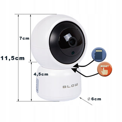 Besisukanti WiFi IP Kamera 3MP Audio Ultra HD Kūdikio monitorius Tuya Smart