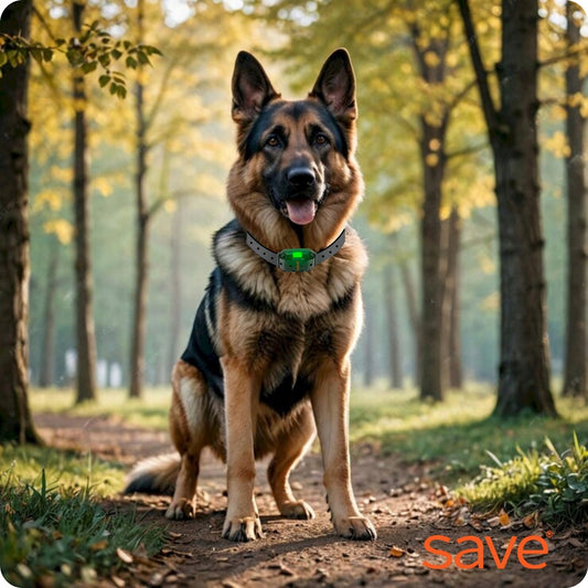 Elektrinė šunų dresavimo antkaklis TRENAŽIERIUS 800M su nuotolinio valdymo pulteliu, atsparus vandeniui