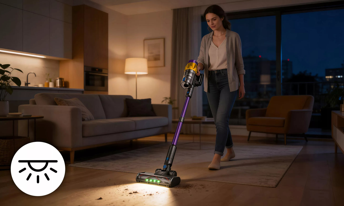 Belaidis vertikalus rankinis akumuliatorinis dulkių siurblys Electo 550W