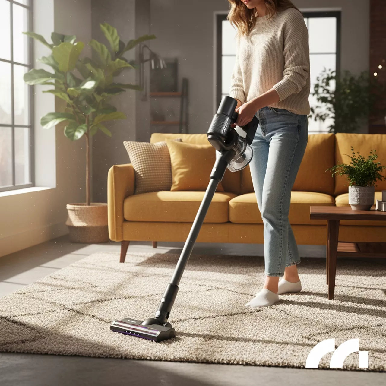 Belaidis vertikalus dulkių siurblys be maišelio, elektrinis šepetys, LED, 3in1, 250W