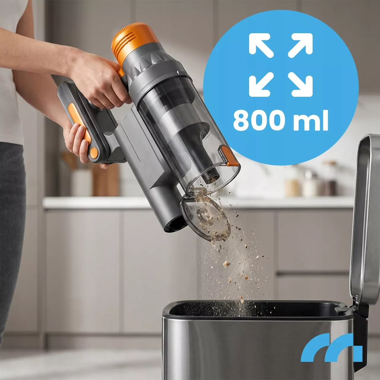 Belaidis vertikalus dulkių siurblys MalTec PRO4000, 3-in-1, 500W