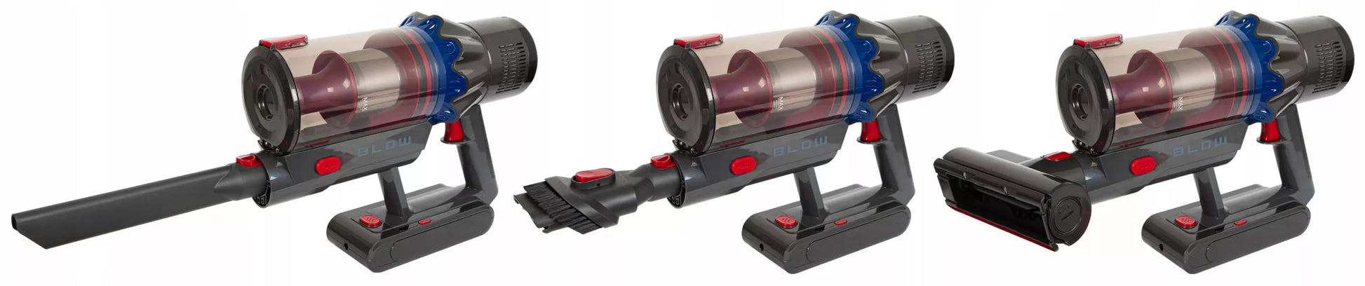 Belaidis vertikalus rankinis dulkių siurblys BLOW UP450 450W, HEPA, LED, cikloninis