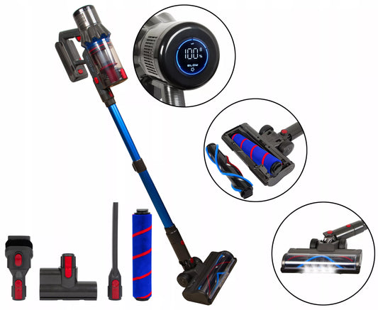 Belaidis vertikalus rankinis dulkių siurblys BLOW UP450 450W, HEPA, LED, cikloninis