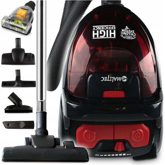 Cikloninis dulkių siurblys namams, bekis, HEPA, turbopėtikas, lengvas, galingas