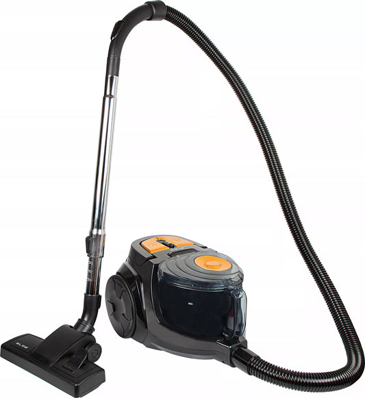 Cikloninis dulkių siurblys be maišelio, buitinis, galingas, su HEPA filtru ir turbopėda, lengvas