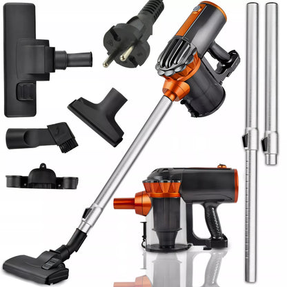 RETOO vertikalus rankinis cikloninis dulkių siurblys, bemaišis, galingas 650W, 5 viename, patogus, laidas 5m