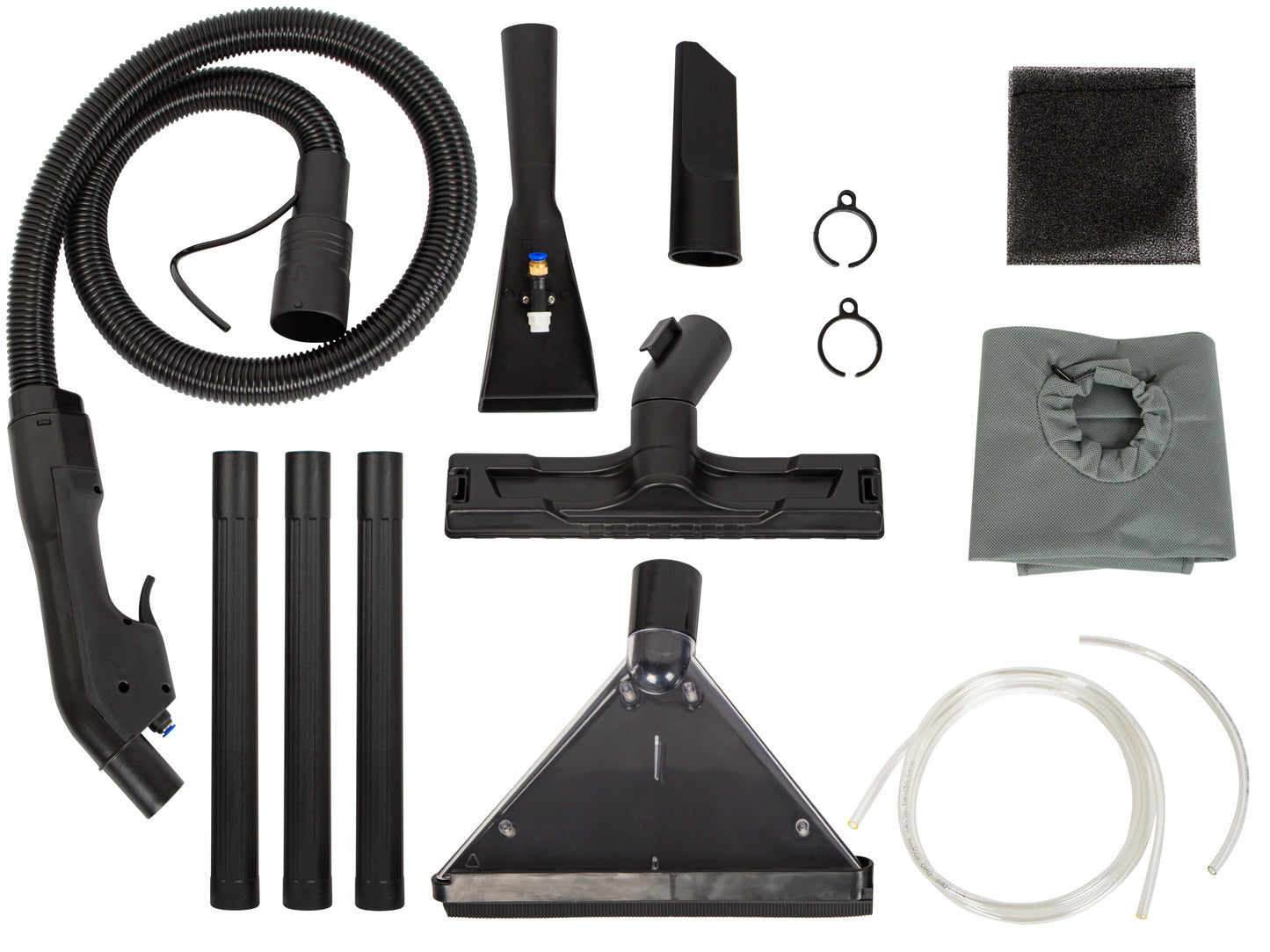 Pramoninis skalbiamasis dulkių siurblys, galingas, 2300W, 20L, apmušalų ir kilimų plovimui