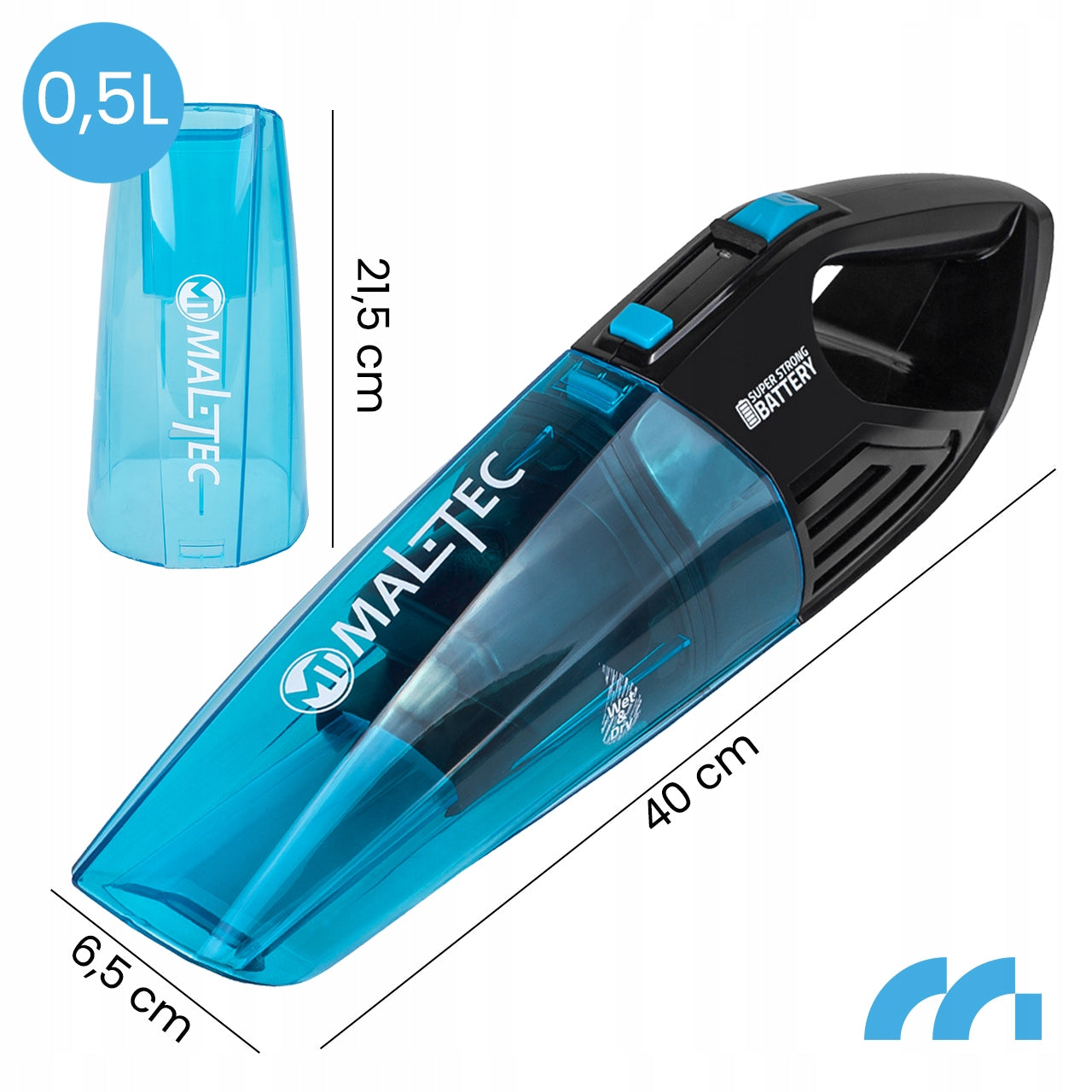 Rankinis belaidis akumuliatorinis dulkių siurblys automobiliui – drėgnam valymui