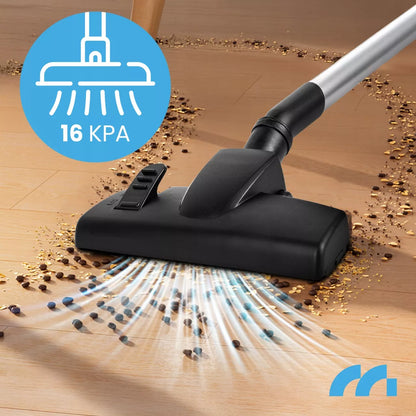 Rankinis vertikalus cikloninis dulkių siurblys be maišelio 600W 5 viename – mažas, galingas ir lengvas
