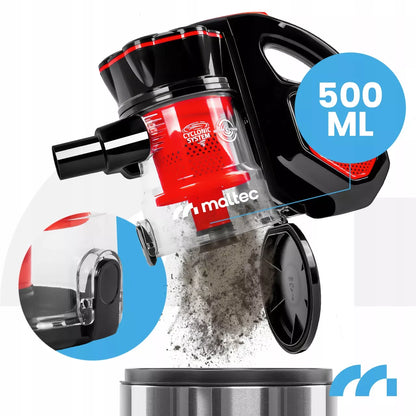 Rankinis vertikalus cikloninis dulkių siurblys be maišelio 600W 5 viename – mažas, galingas ir lengvas