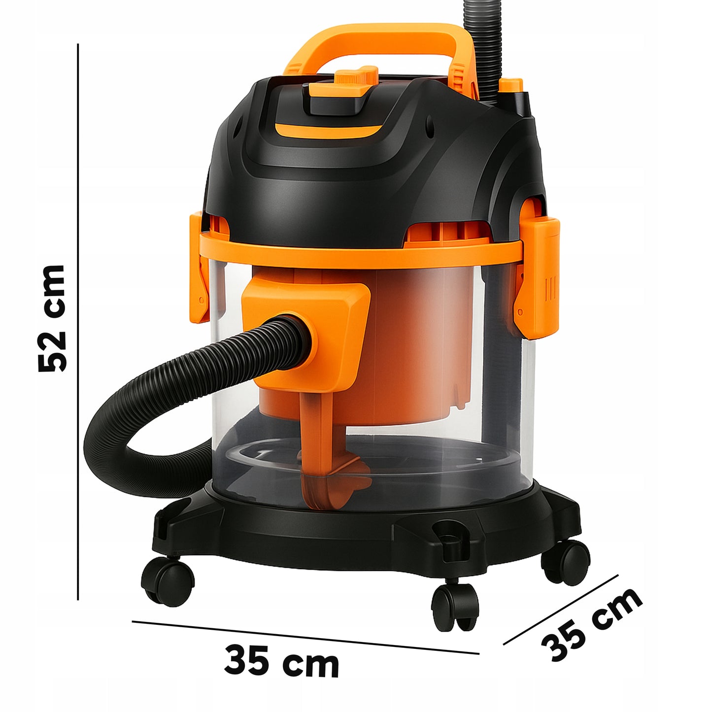 UNIVERSALUS BE MAIŠELIO PRAMONINIS SIURBLYS, 2200W, 4v1, 25L TALPA