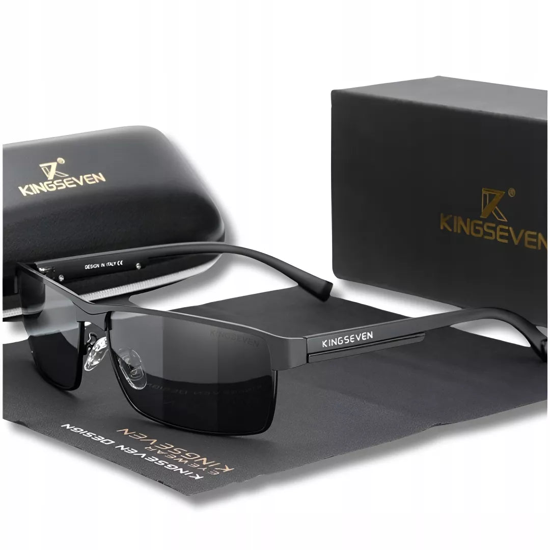 VYRIŠKI SAULĖS AKINIAI KINGSEVEN POLIARIZACINIAI FOTOCHROMINIAI UV400