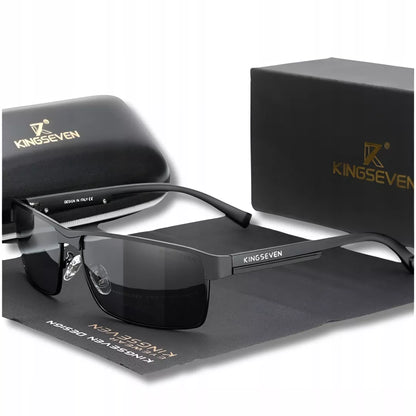 VYRIŠKI SAULĖS AKINIAI KINGSEVEN POLIARIZACINIAI FOTOCHROMINIAI UV400