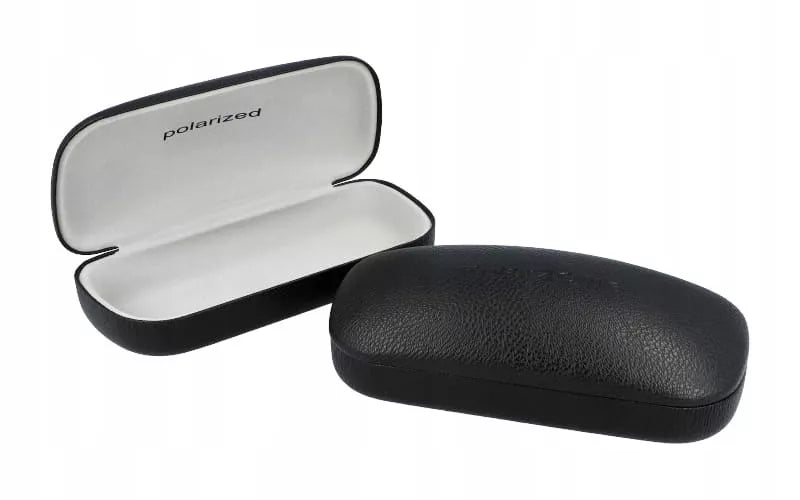 Vyriški poliarizuoti akiniai nuo saulės "aviatoriaus" stiliaus su UV apsauga ir dėklu PolarZONE
