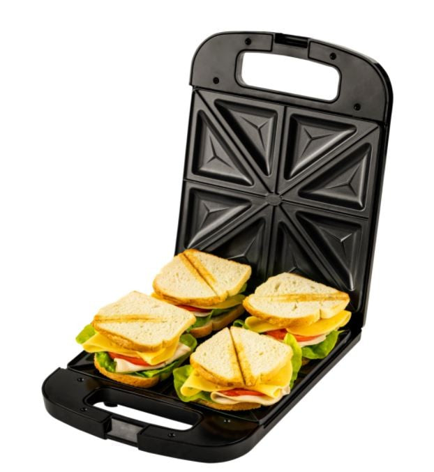 Sumuštinių keptuvė/grilius XXL 4 sumuštiniams, 2000W