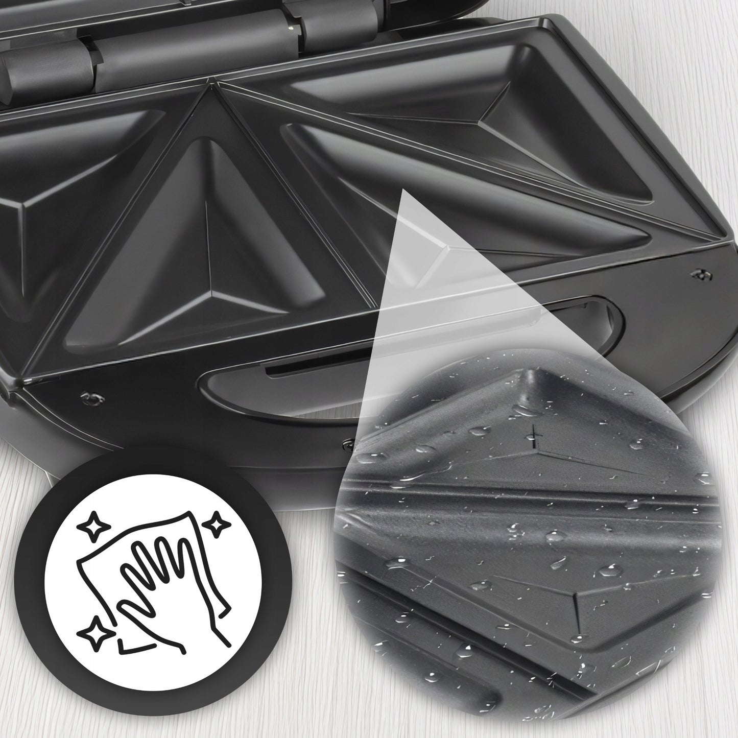 Keraminis sumuštinių skrudintuvas traškiems sumuštiniams 750 W