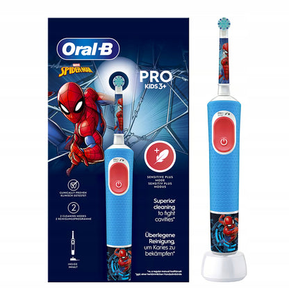 ORAL B Vaikiškas elektrinis dantų šepetėlis SPIDERMAN PRO 103