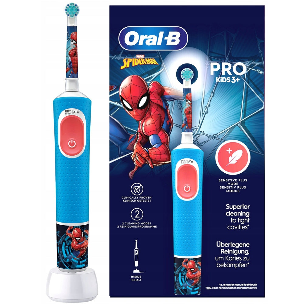ORAL B Vaikiškas elektrinis dantų šepetėlis SPIDERMAN PRO 103