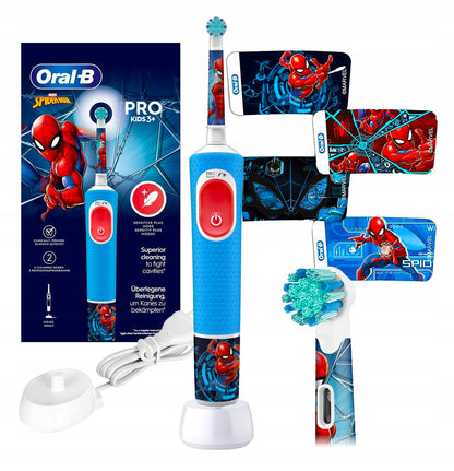 ORAL B Vaikiškas elektrinis dantų šepetėlis SPIDERMAN PRO 103