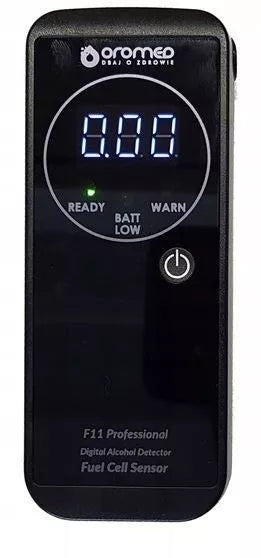 OROMED F11 Elektrocheminis alkotesteris, tikslus + kandikliai + 12 mėn. kalibracija