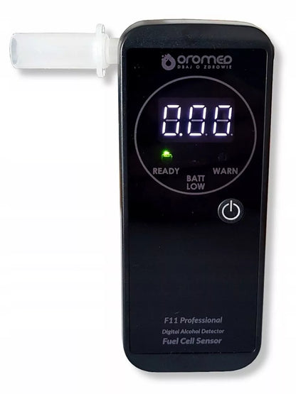 OROMED F11 Elektrocheminis alkotesteris, tikslus + kandikliai + 12 mėn. kalibracija