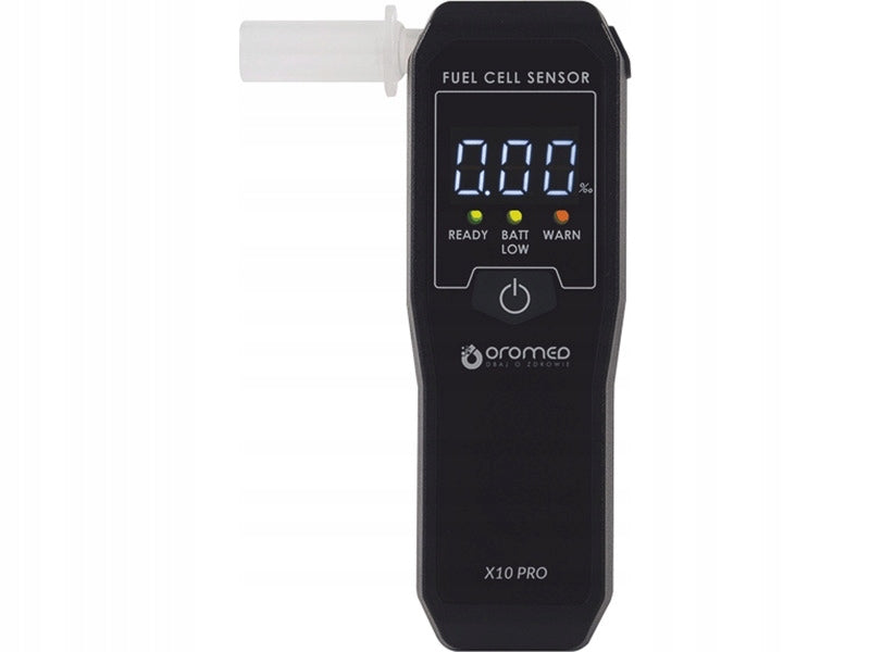 OROMED X10 Elektrocheminis alkoholio tikrintuvas Tikslus + Antgaliai + Kalibravimas 12 mėn.