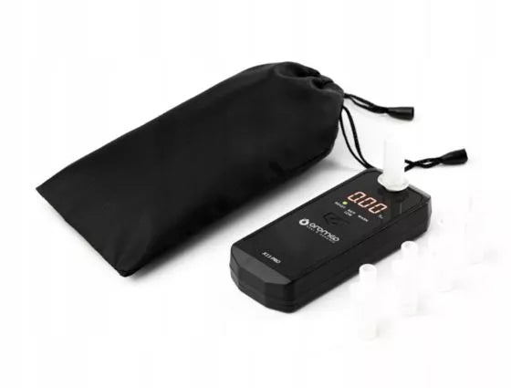 OROMED X11 PRO Elektrocheminis tikslus alkoholio matuoklis + pūstukai + kalibravimas 12 mėn.