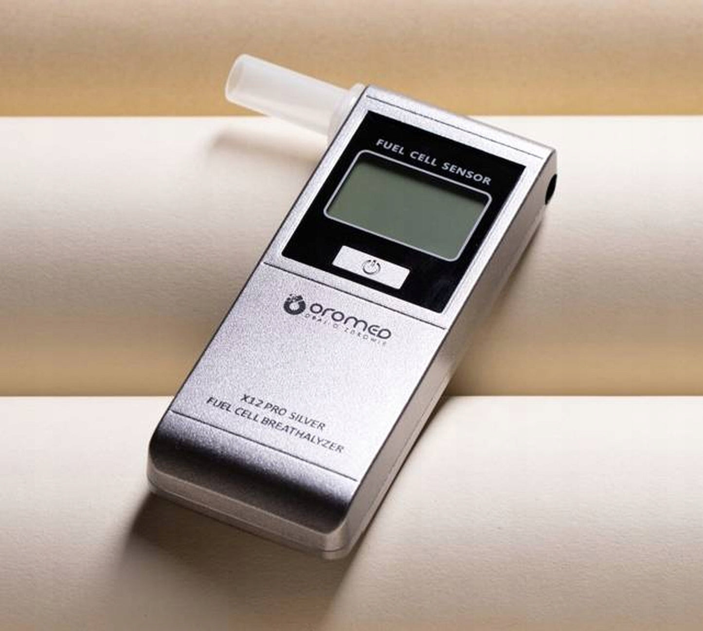 OROMED X12 Elektrocheminis Tikslus Alkotesteris + Kandikliai + Kalibravimas 12 mėn.