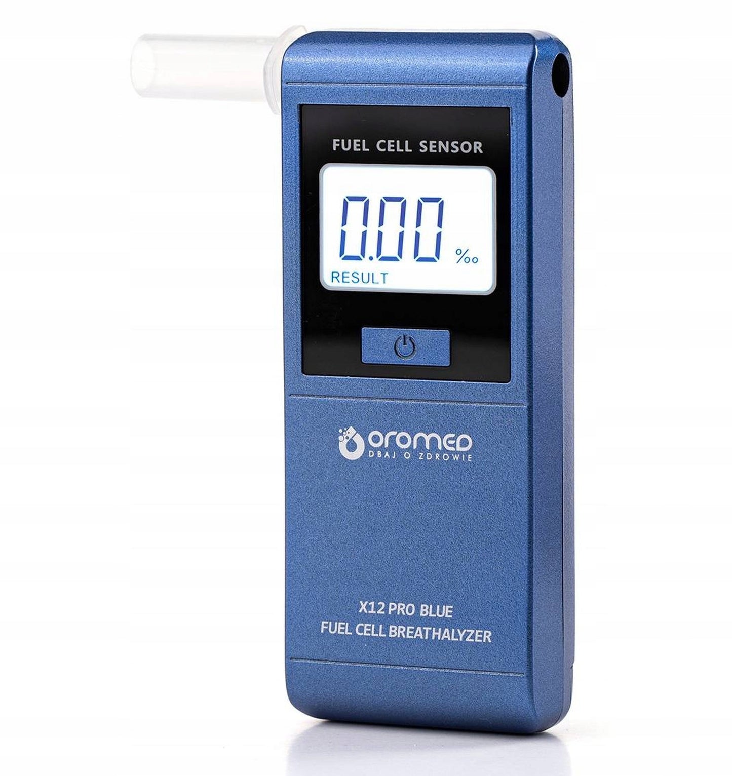 OROMED X12 Elektrocheminis Tikslus Alkotesteris + Pūstukai + 12m Kalibracija