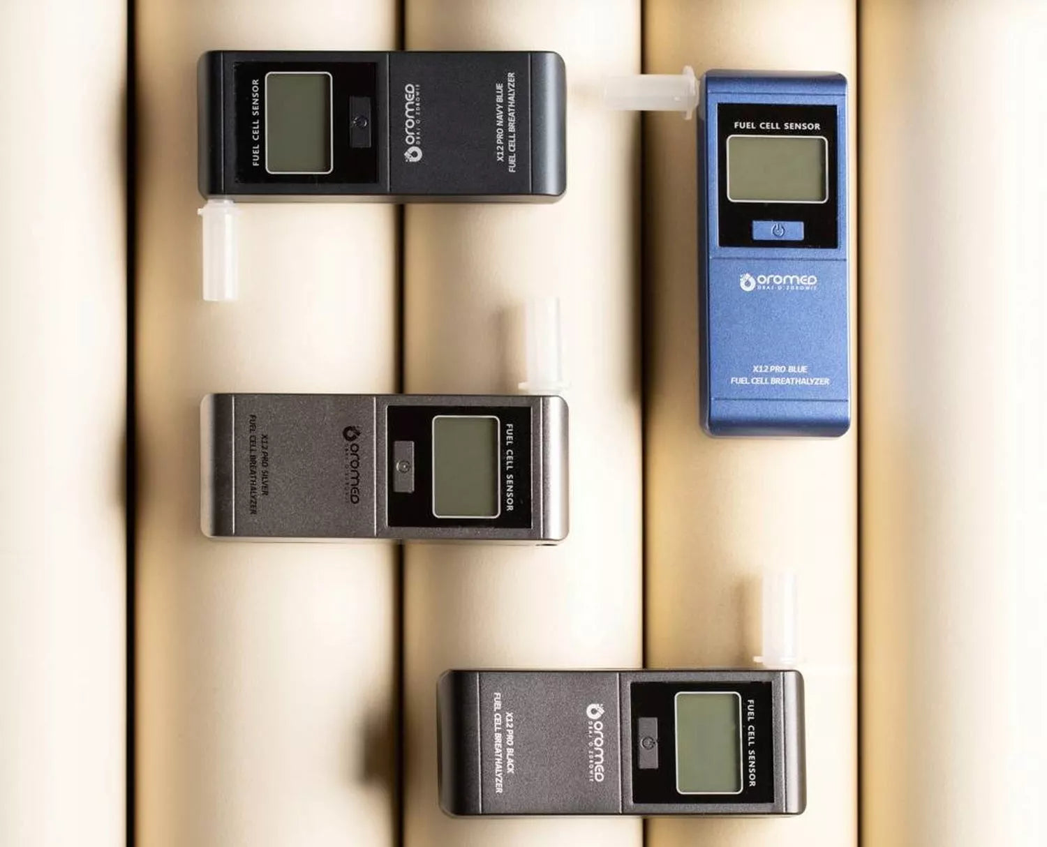 OROMED X12 Elektrocheminis Tikslus Alkotesteris + Kandikliai + Kalibravimas 12 mėn.