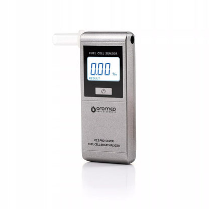 OROMED X12 Elektrocheminis Tikslus Alkotesteris + Kandikliai + Kalibravimas 12 mėn.