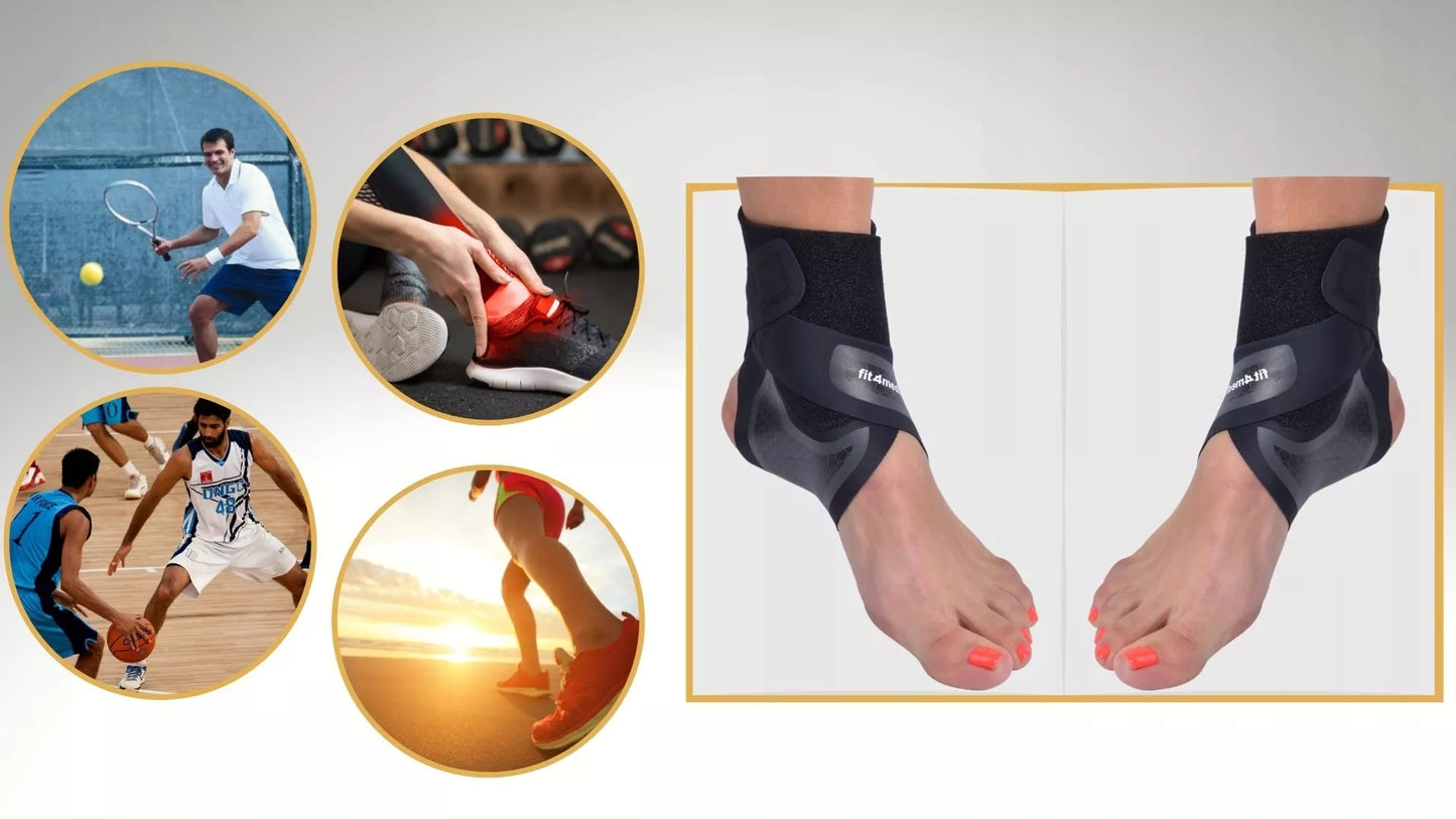 Fit4Med kulkšnies įtvaras, dešinei pėdai, universalus