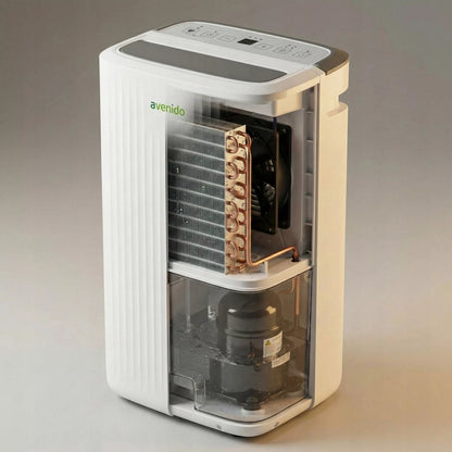 Automatinis oro sausintuvas 10l/24h WIFI 25m2 drėgmės surinkėjas laikmatis