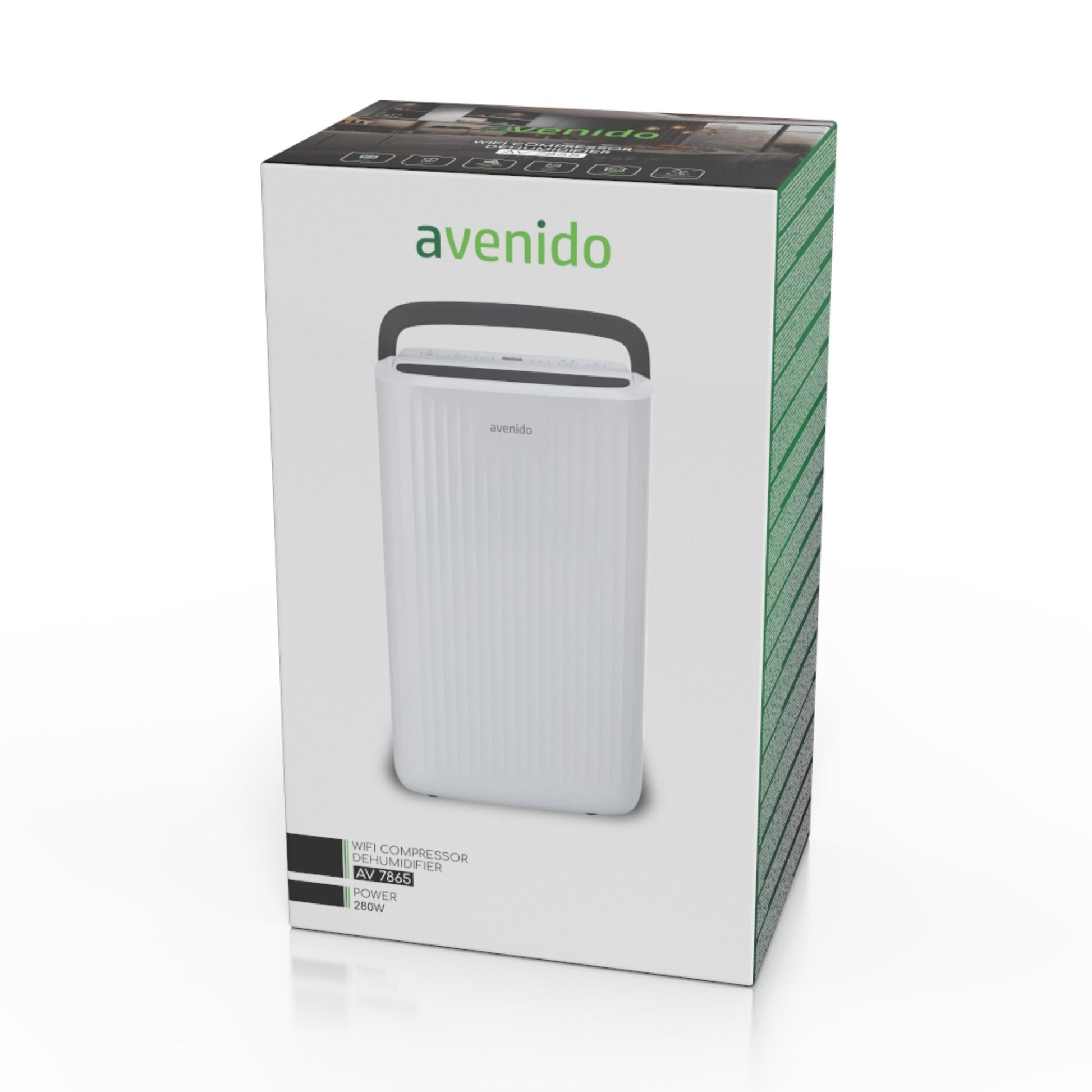 Automatinis oro sausintuvas 10l/24h WIFI 25m2 drėgmės surinkėjas laikmatis