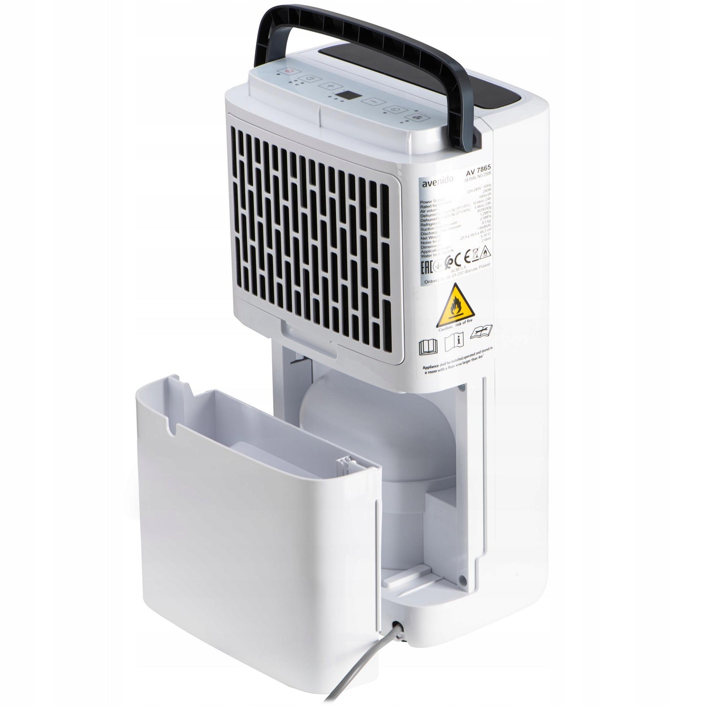 Automatinis oro sausintuvas 10l/24h WIFI 25m2 drėgmės surinkėjas laikmatis