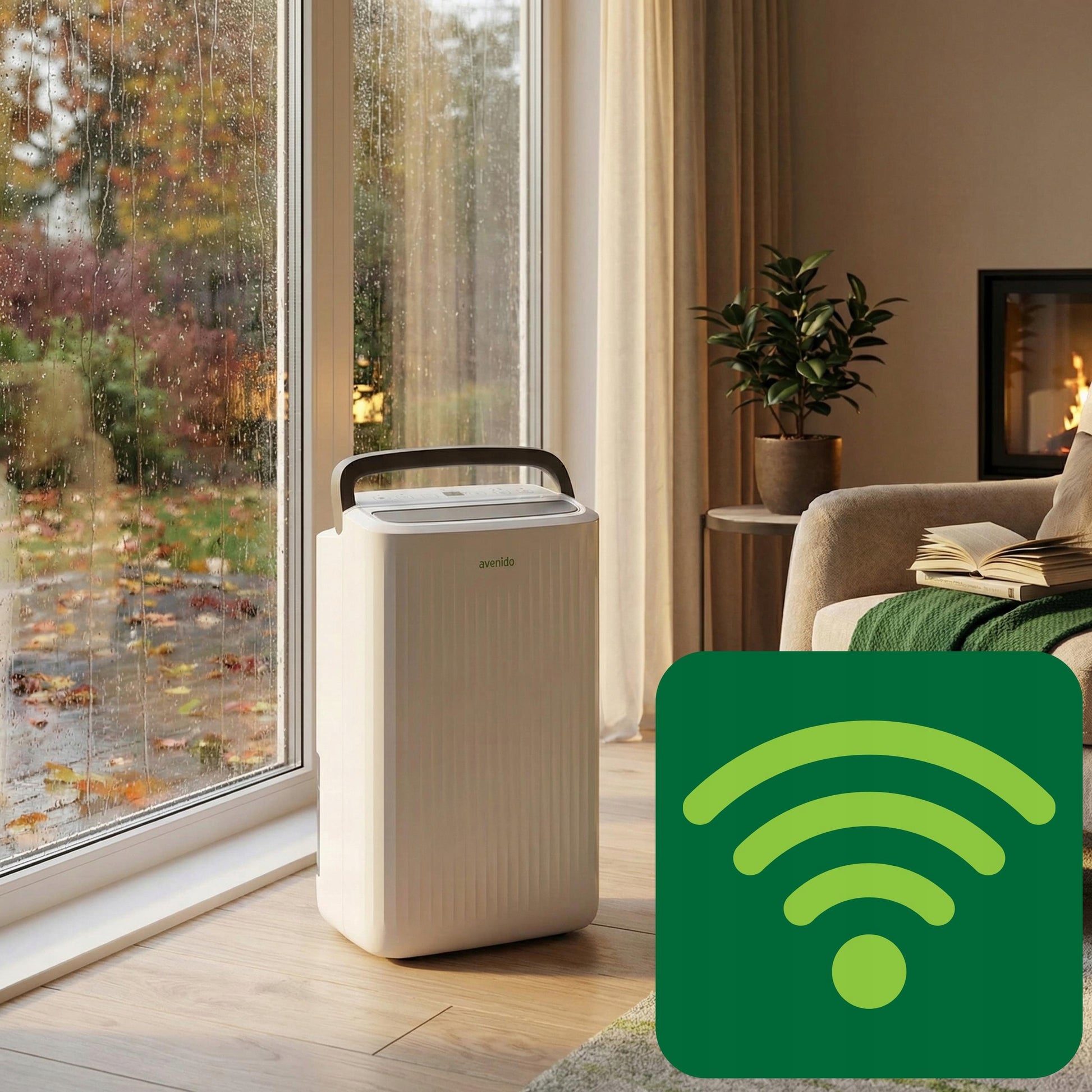 Automatinis oro sausintuvas 10l/24h WIFI 25m2 drėgmės surinkėjas laikmatis