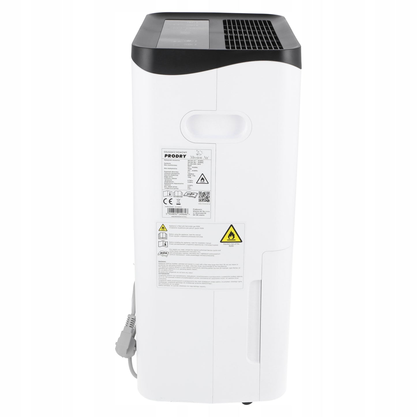 Mission Air PRO 50L/24h WiFi namų oro drėgmės surinkėjas