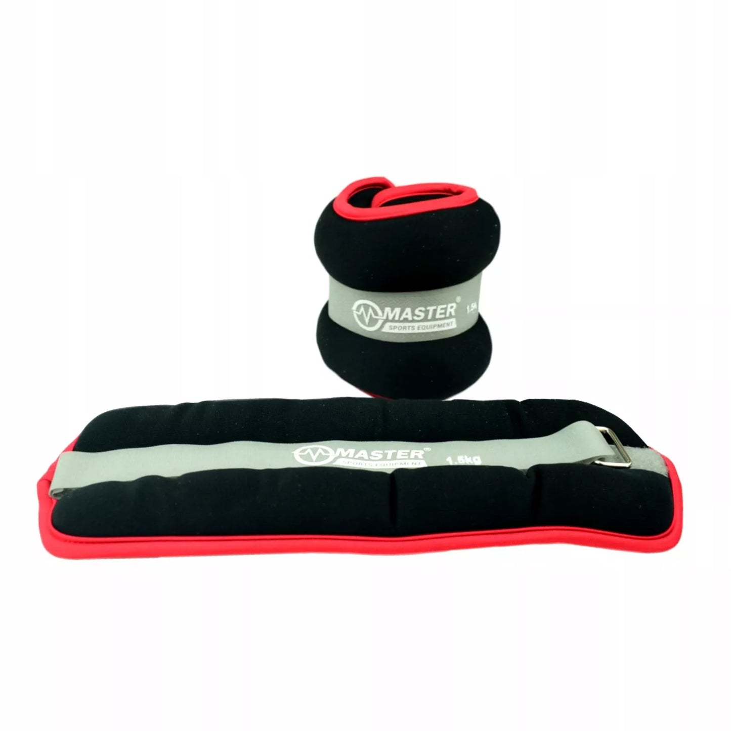 Reguliuojami svoriai treniruotėms Rinkinys ant rankų, kojų 2x0,5 kg MASTER