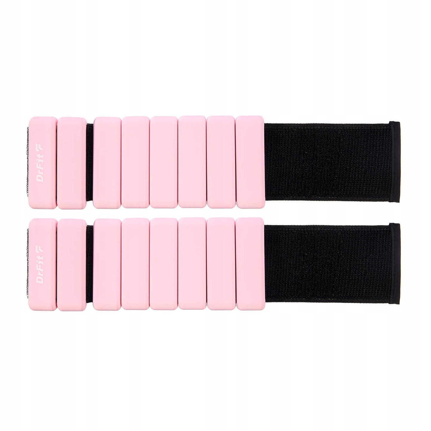 Reguliuojami silikoniniai svoriai moterims 2x 0,45 kg Rožiniai DrFit