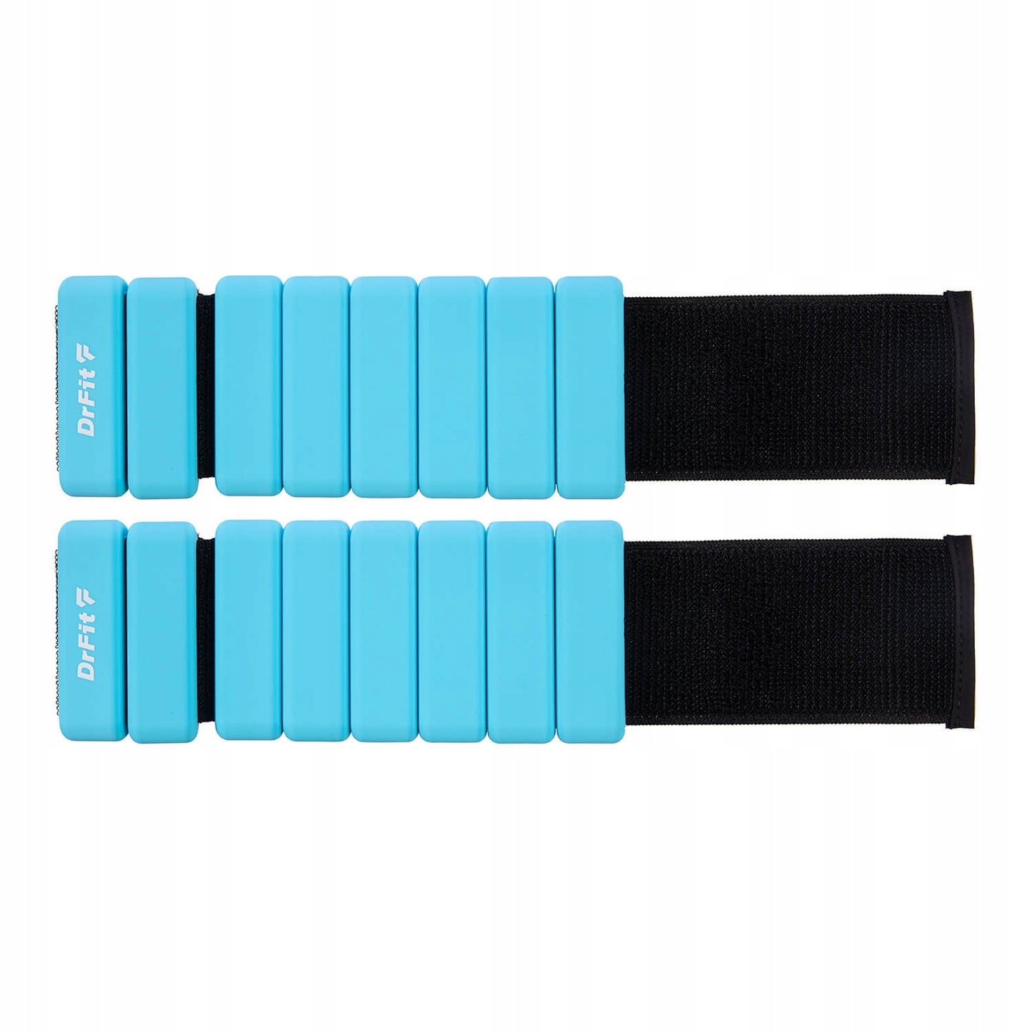 Svoriniai ant riešų ir kulkšnių treniruotėms Reguliuojami 2x 0,45 kg Mėlyni