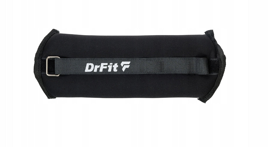 Svarstukai ant čiurnų ir riešų Bėgimui ir Sportui 2x 2kg Juodi Patvarūs