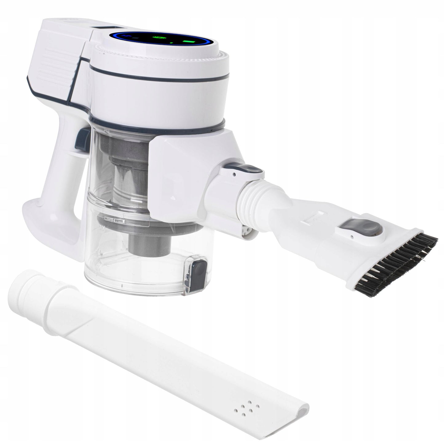 Belaidis vertikalus dulkių siurblys 2 viename su moppavimo funkcija kietoms grindims LED buitinė technika