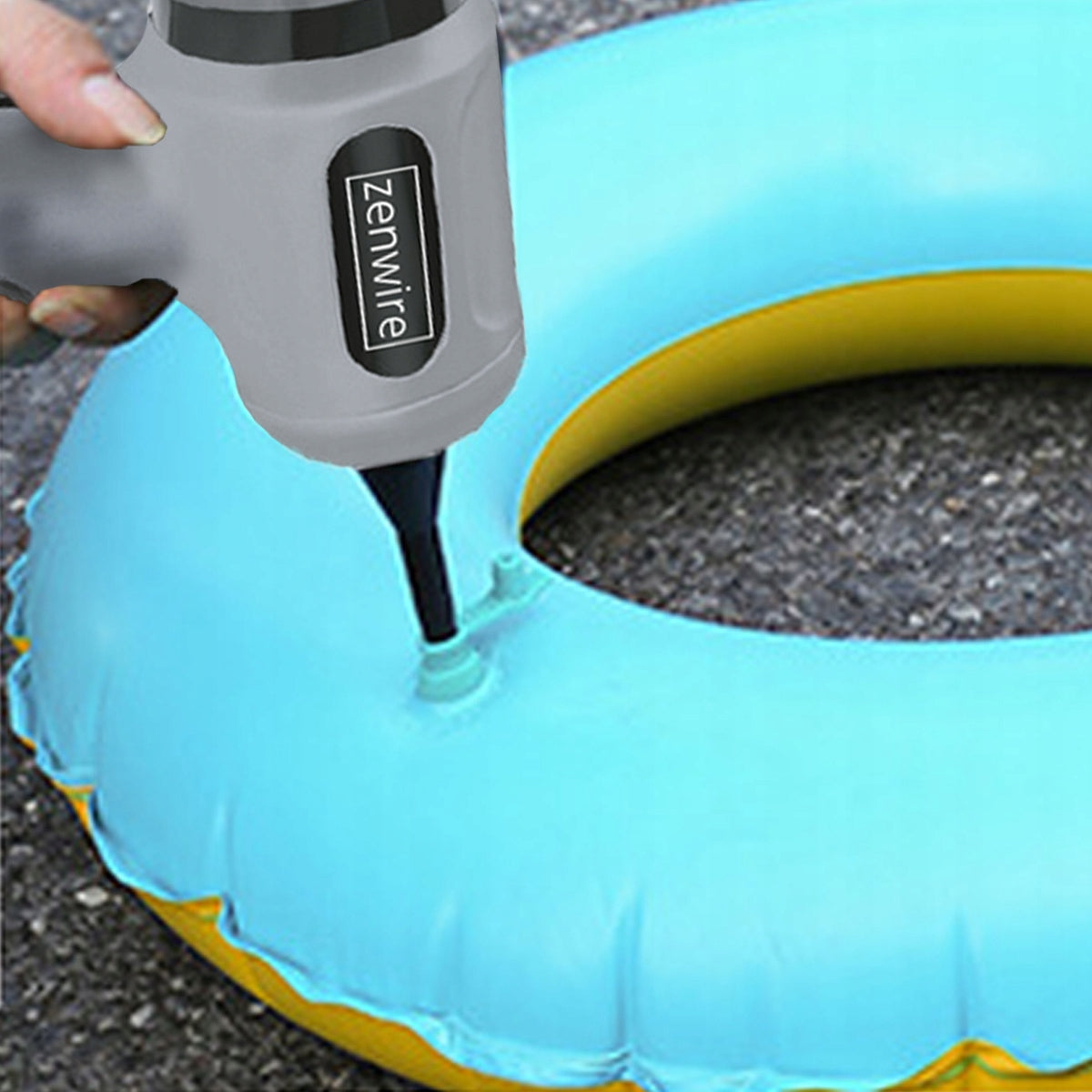 Rankinis belaidis automobilinis dulkių siurblys 2in1, pūstuvas, suspaustas oras