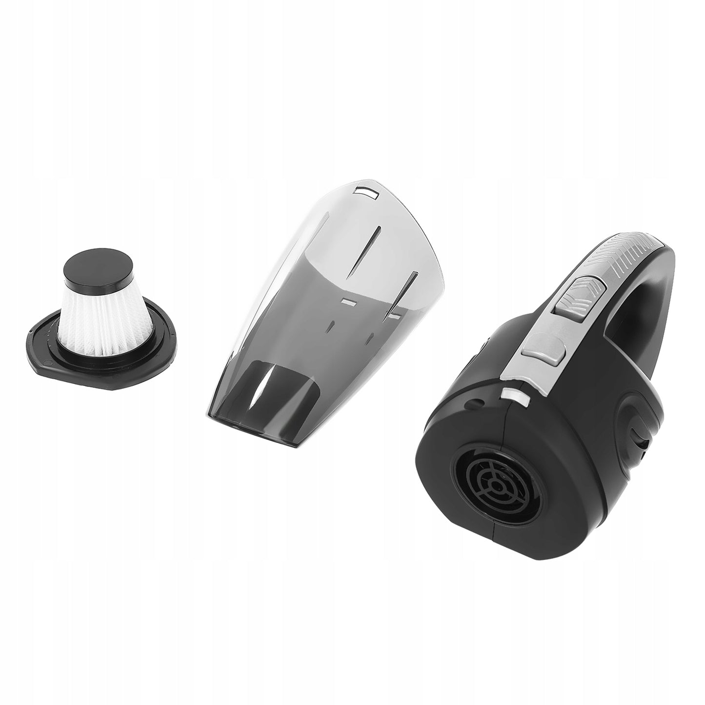 Belaidis rankinis dulkių siurblys Xtrobb, automobilinis, juodas