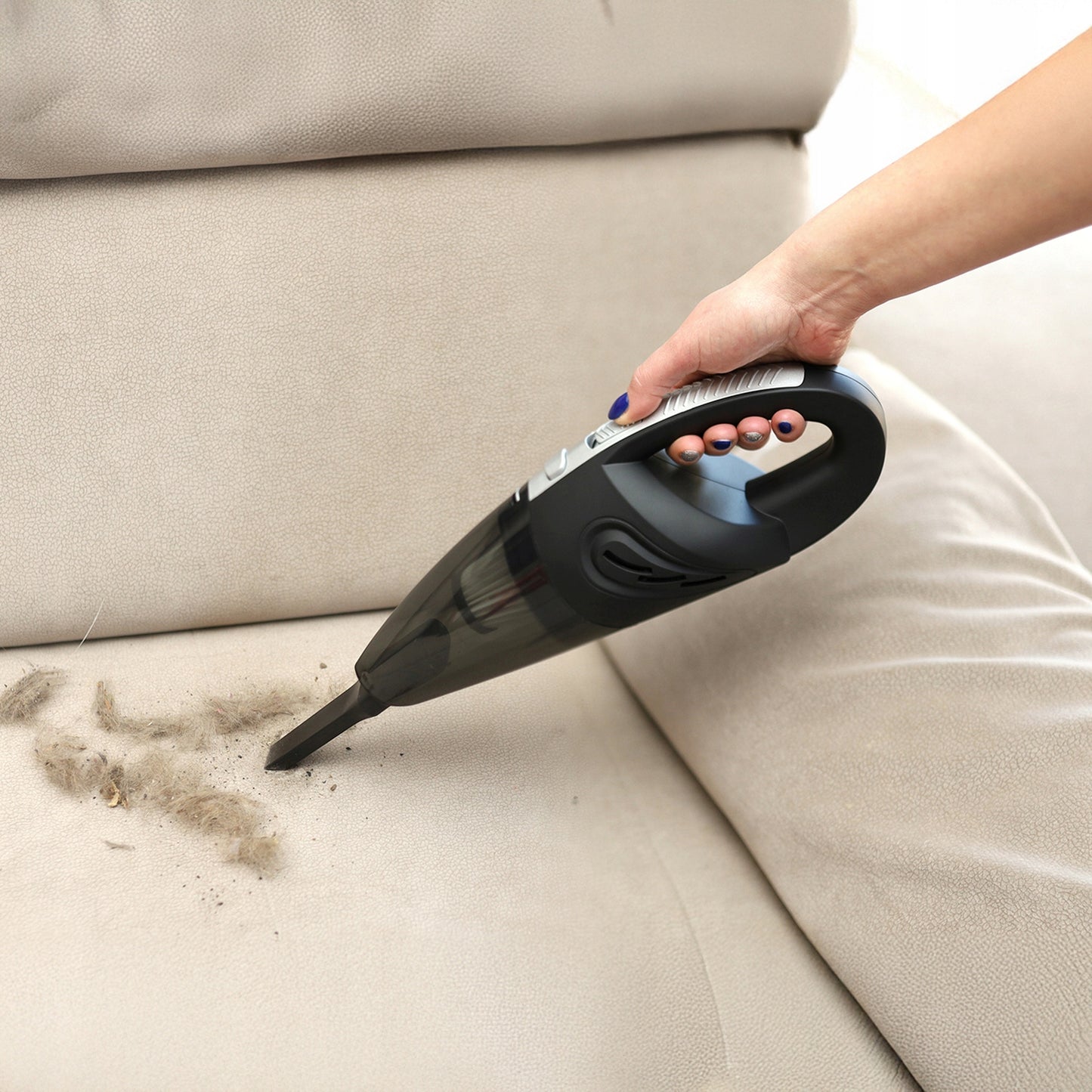 Belaidis rankinis dulkių siurblys Xtrobb, automobilinis, juodas