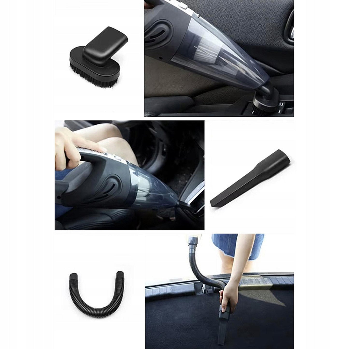 Belaidis rankinis dulkių siurblys Xtrobb, automobilinis, juodas